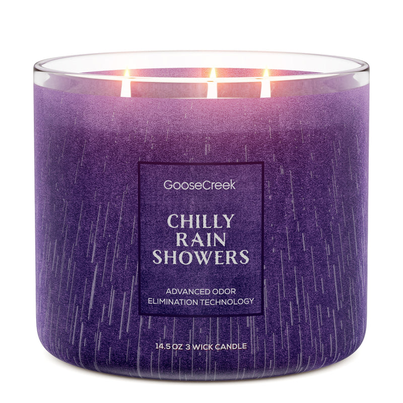 Chilly Rain Showers Odor Eliminating 3-Wick Candle [2IAE]